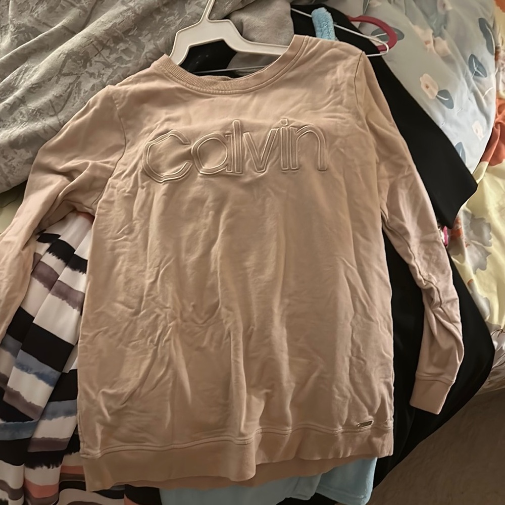 Calvin Klein Light Pink Long Sleeve Shirt